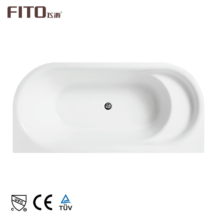 Simple Operation Freestanding Soaking Hotel Bathtub For Adult