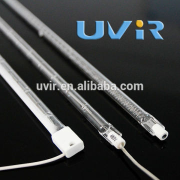 Single tube shortwave infrared paint curing lamp