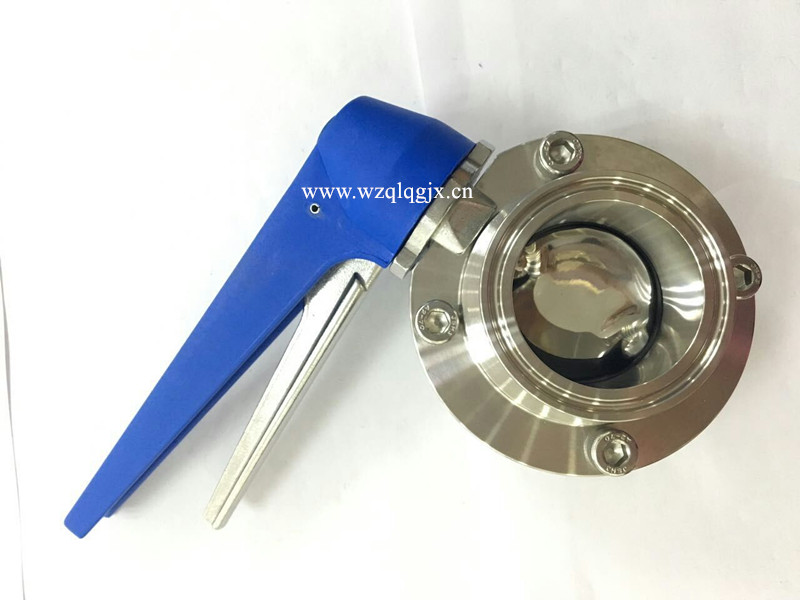 Food Grade Clamped Butterfly Valve