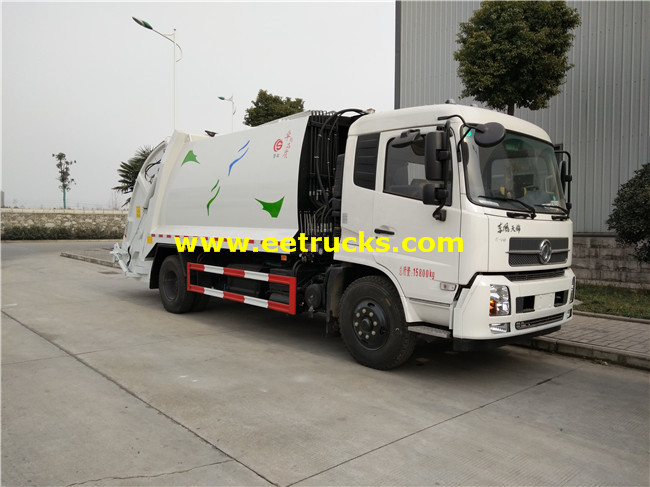 10000 Litres Dongfeng Compressed Garbage Trucks