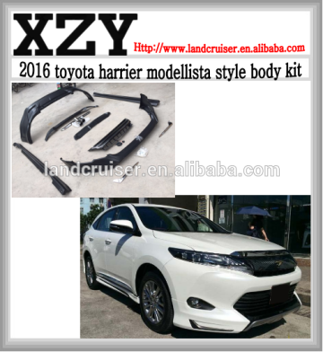 2016 Toyota harrier modellista style body kit