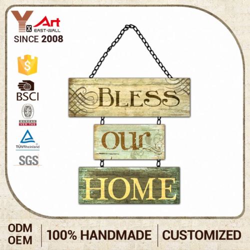Brand New Design Oem Service Fancy Craft Art Tile Decoration Metal Tin Sign