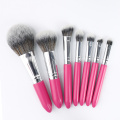 Mini 7pcs Set de pinceles de maquillaje para turistas