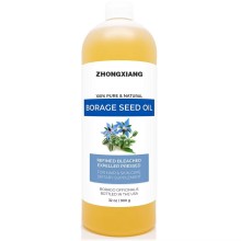 Wholesale Bulk Price Cold Pressed Pure Borage Seed Oil GLA 64% for Health Care Products