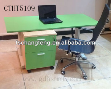 height adjustable office table with beam & with modesty table panel