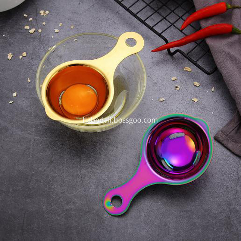 Titanium-plated egg spoon