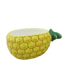 BONWILL Pineapple Bowl Ceramic Tropical Fruit Salad Bowl