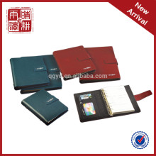 fashional logo printing notebook with pen inside