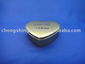 Heart Shaped Tin Box