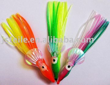 soft squid jig skirts fishing lure