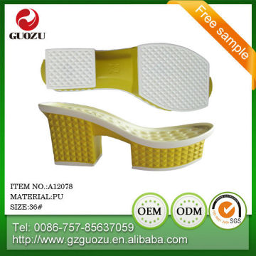 three colors pu sole lady sandal pu outsole