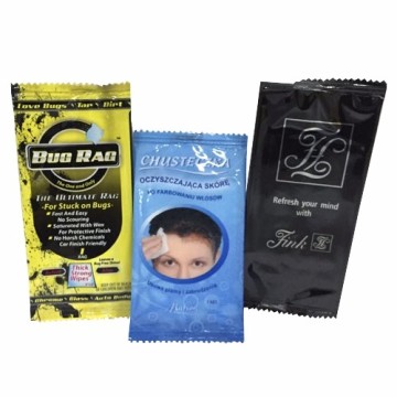 Single Pack Antibacterial Cleaning Wet Wipes For Restaurant