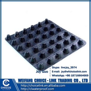 20mm HDPE plastic dimple drainage waterproof board