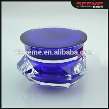 15g Diamond acrylic jar/ luxury cosmetics jar diamond luxury cosmetics jar