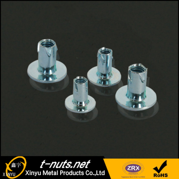 Zinc plated carbon steel propeller nuts