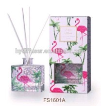 high quality fragrance aroma reed diffuser with rattan sticks in glass bottle