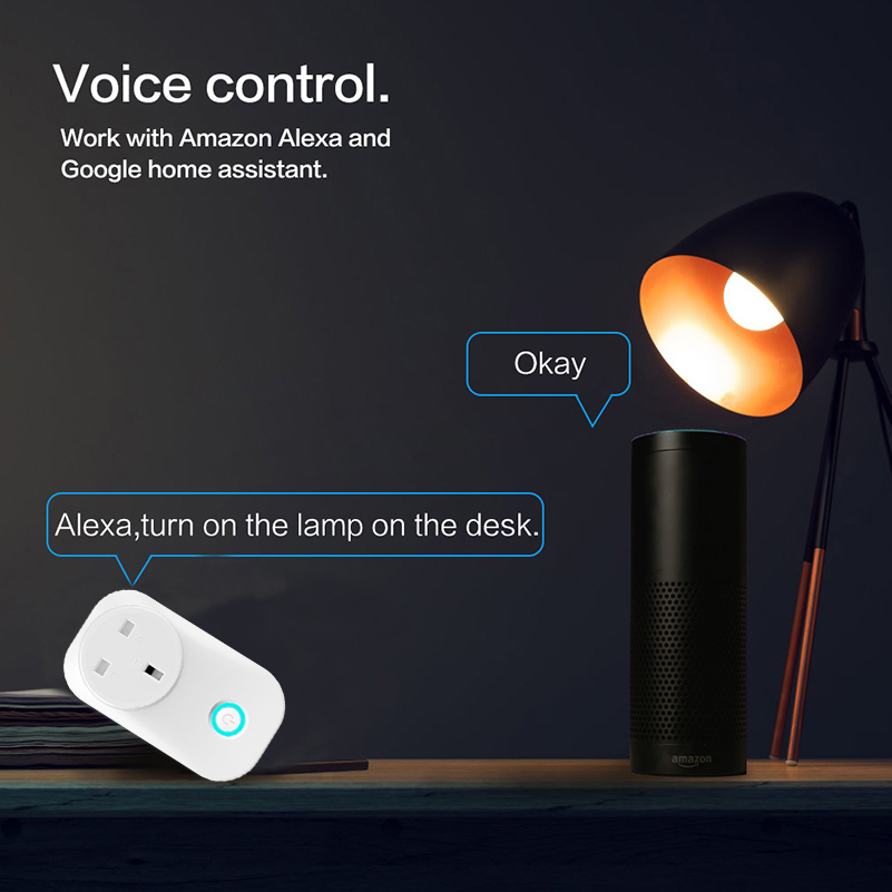 Wholesale Alexa Wifi Wireless Outlet UK Smart Socket Plug