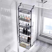 Multi-Layer No-Drill Door Back Hanging Rack