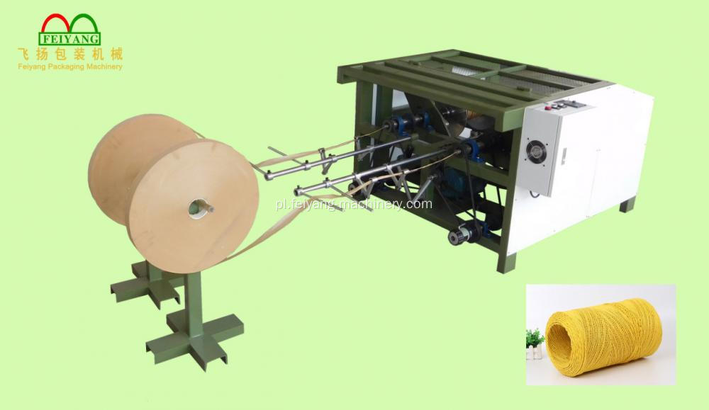 Maszyna do produkcji lin papierowych na dwóch stacjach
