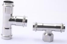 Stainless Steel Equal Pipe Tee Press Fitting