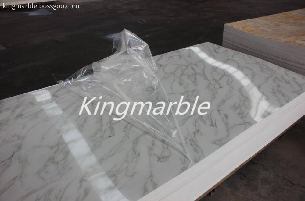 pvc wall panel marble panel uv board for interior wall decorations