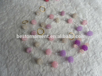 BERRY MIX BEADED CURTAIN TIEBACKS