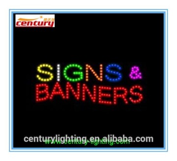 SIGNS AND BANNERS animated led sign