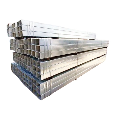 ASTM A53 25x50 Welded Pre-Galvanized Rectangular Steel Tubes