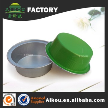 Disposable aluminum tea light and aromatic candle cups