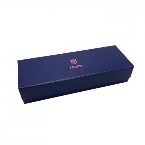 Box regalo di vino premium logo in oro rosa