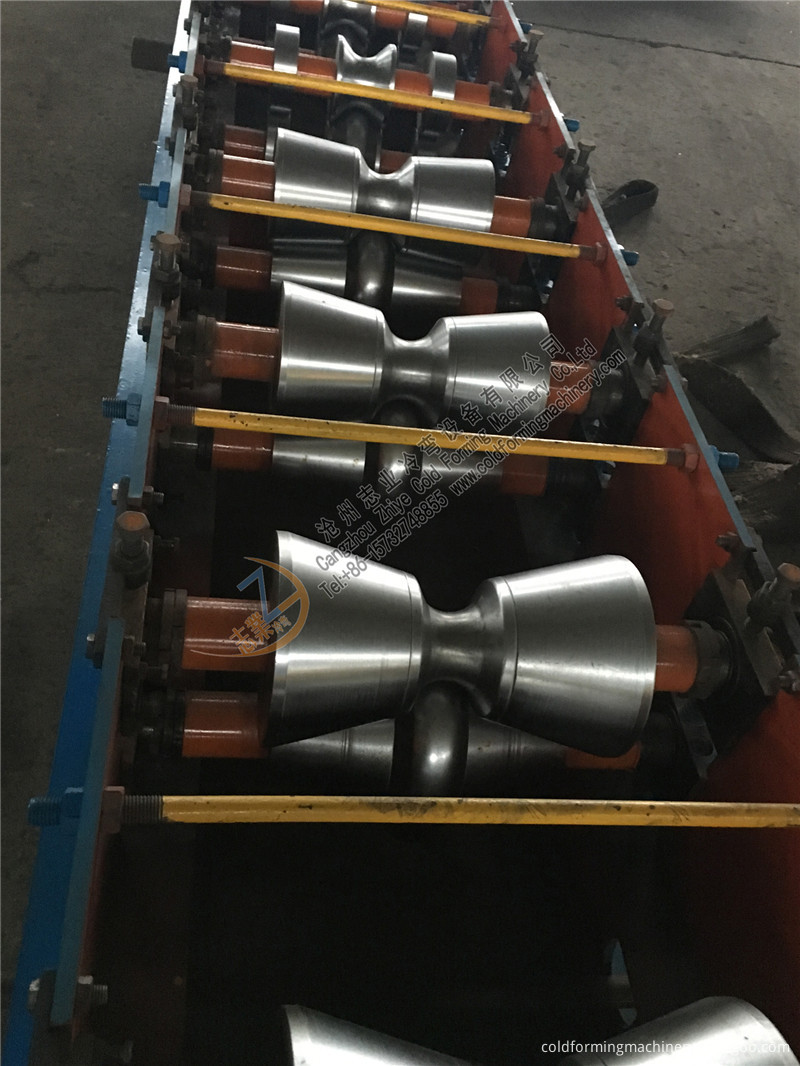 Roof Ridge cap roll forming Machine