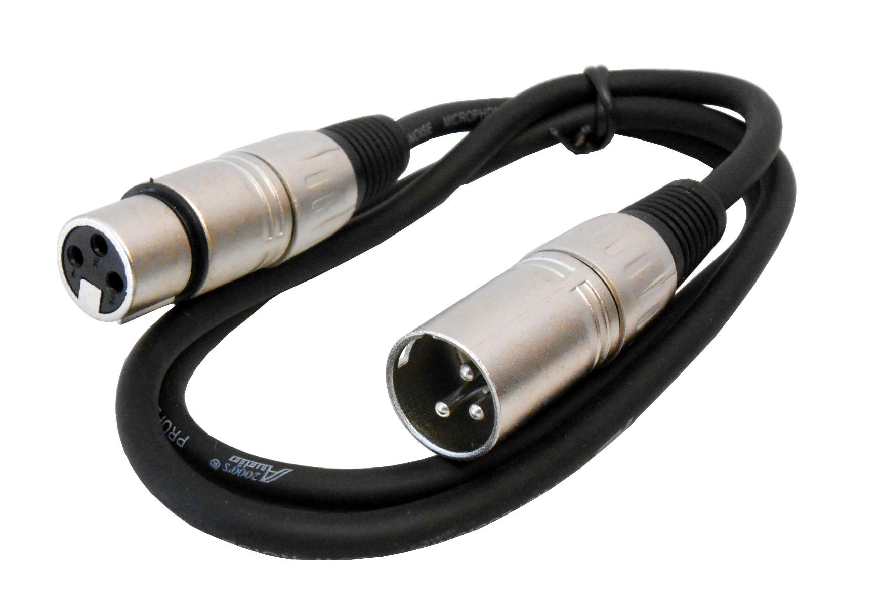 3 Pin XLR Female to XLR male Speaker Microphone Balanced Audio Cable