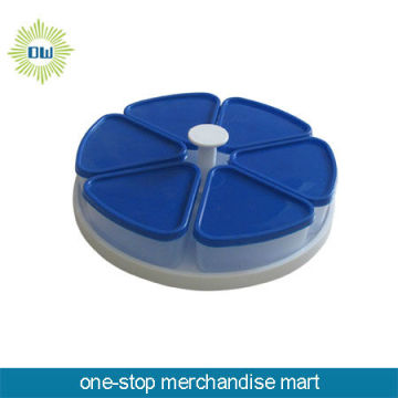 plastic rotatable candy tray