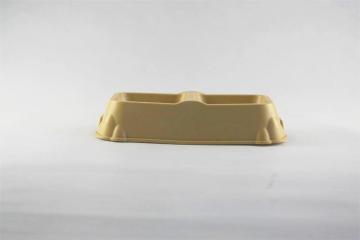 Bamboo fiber double diner cat bowl dog bowl