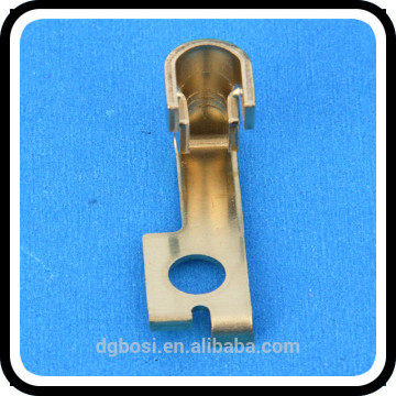 Custom metal stamping double crimp terminal