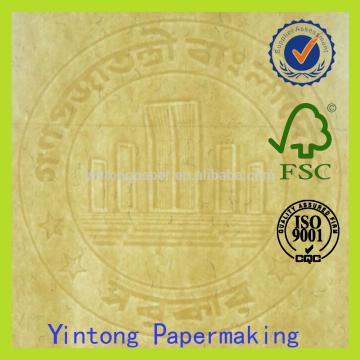 certificate printing paper /certificate bond paper
