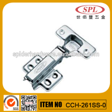 0 Crank, Slide on, Stainless Steel Concealed Hinge