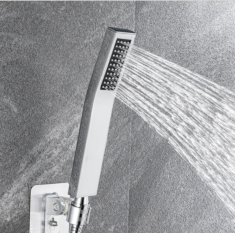 Yüksek basınçlı su tasarrufu sağlayan banyo aksesuarları pirinç spa el duş başlığı