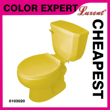 porcelain cheapest two piece colour siphonic water closet