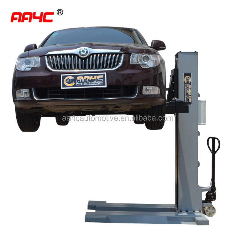 Electrical release one post lift 1 post lift 1.8M lifting height 2.5T capacity