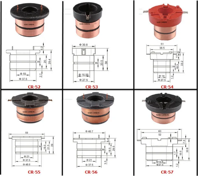 Auto Parts Collector Ring Manufacuter Cr-10