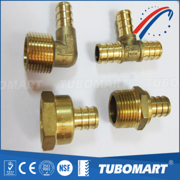 Pex Crimp Fittings US Style Tee Pex Pipe Fittings Factory Pex Crimp Fittings Tee 1/2"