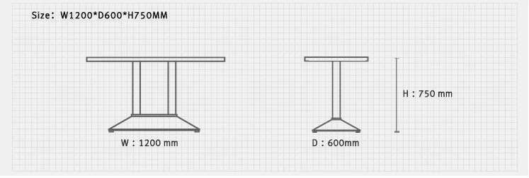 Metal Base Cafe Restaurant Dinning Table