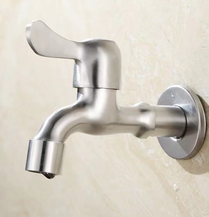 YL-50004 Stainless steel single handle wall mounted single cold water faucet