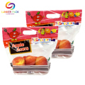 Bolso Ziplock plástico impreso aduana para el empaquetado de la fruta
