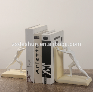 Hot sale good quality resin statue style book ends