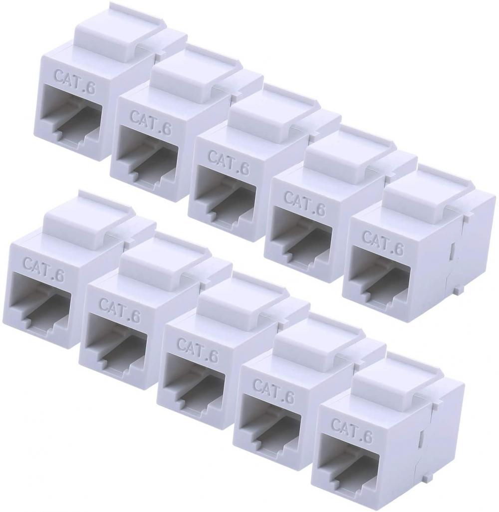 Réseau de panneaux de brassage Cat6 RJ45 Keystone Jack