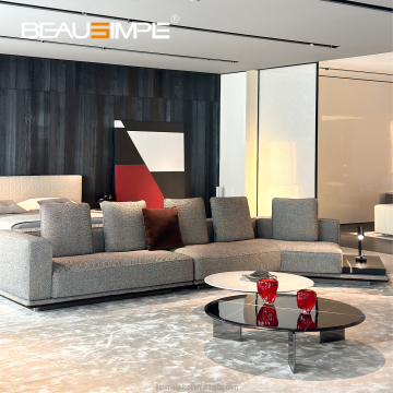 Italian Modern Leather Sofa