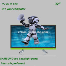 AIO computer all in one pc, 32inch all in one pc without HDD,CPU,Memory