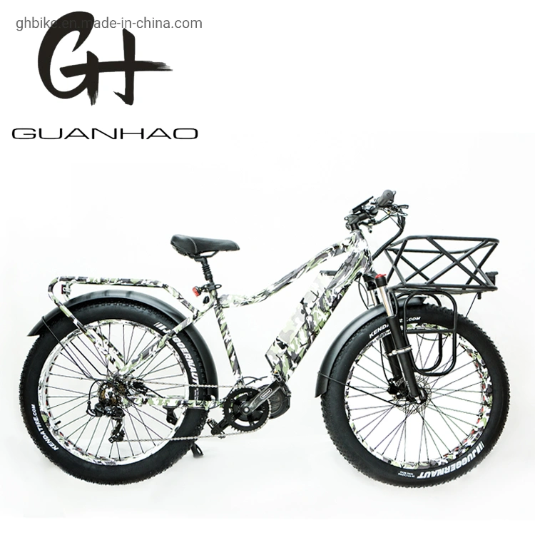 Bafang 1000W 21A MID Drive Motor Mountain Mens Fat Tire Ebike Electric Bike